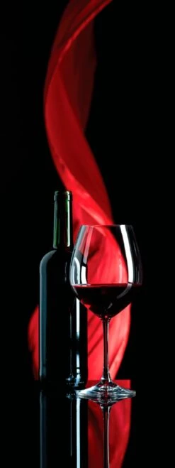 Glasbild 30 X 80 Cm Red Wine IX