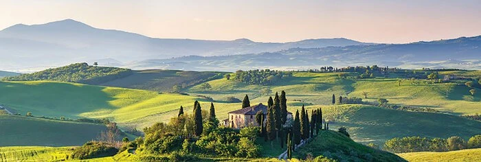 Glasbild 98 X 33 Cm Florentine Landscape I