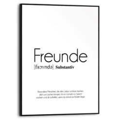 Wandbild 30 X 40 Cm Freunde