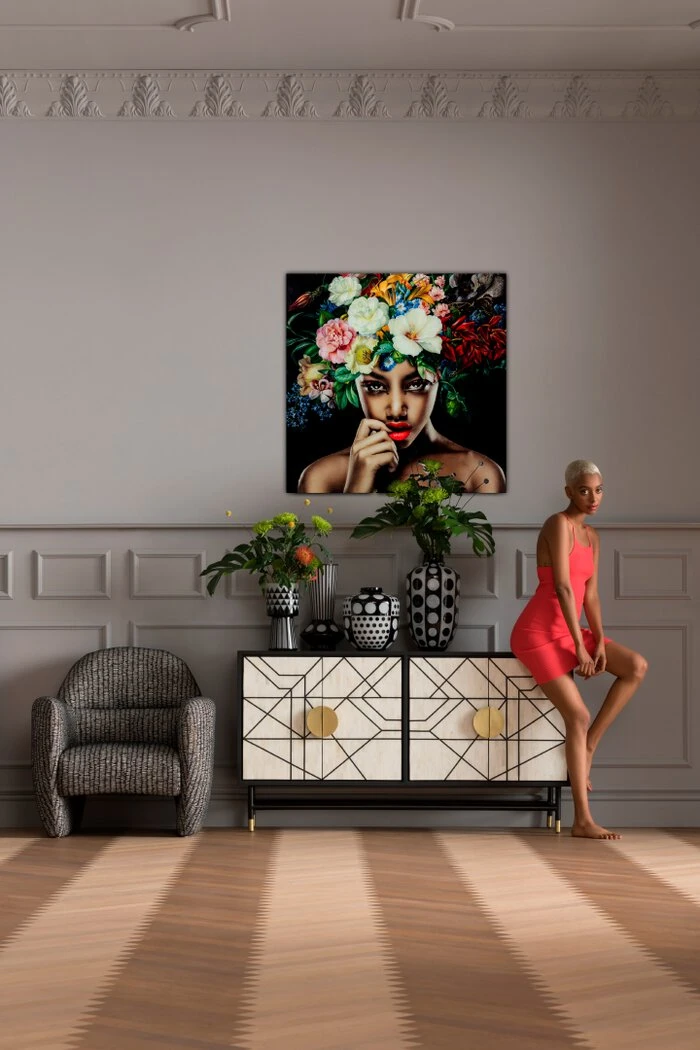 Wandbild 100 X 100 Cm Pretty Flower 52623 – Bild 3