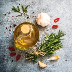 Glasbild 20 X 20 Cm Herbs And Spices Grey I