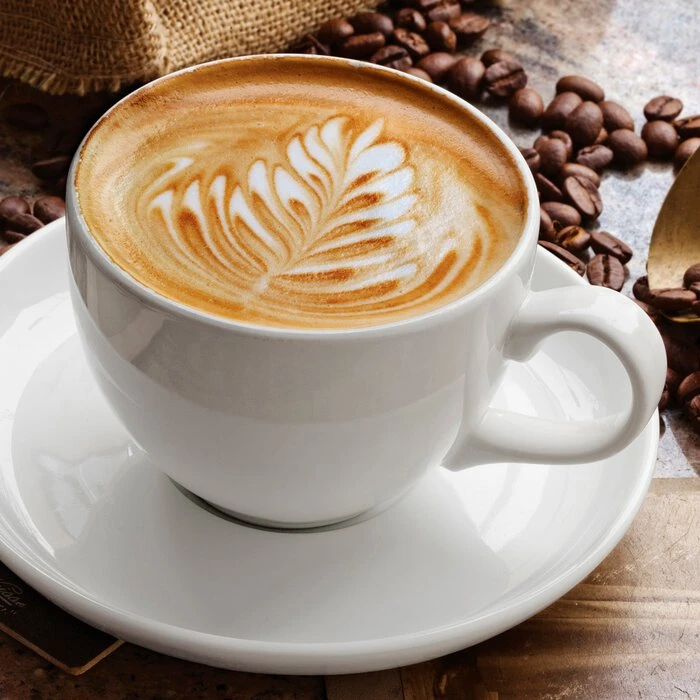 Glasbild 30 X 30 Cm Cappuccino I