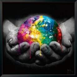 Wandbild 31 X 31 Cm We Are The World