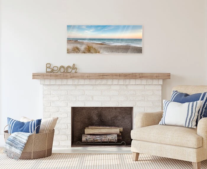 Glasbild 30 X 80 Cm Beach IV – Bild 2