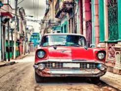 Glasbild 30 X 40 Cm Streets Of Cuba XI