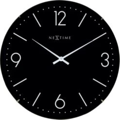 NeXtime Quarzwanduhr Basic Dome Ø 35 Cm