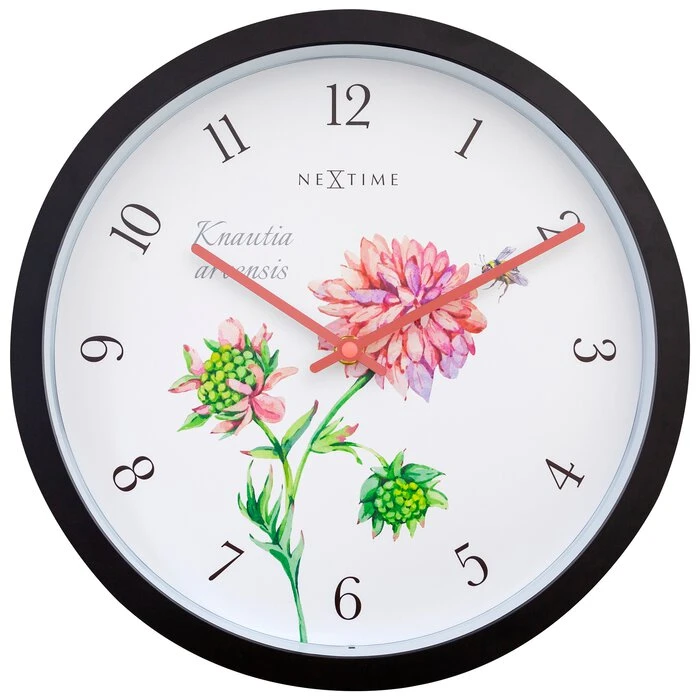 NeXtime Quarzwanduhr Knautia Ø 30,5 Cm