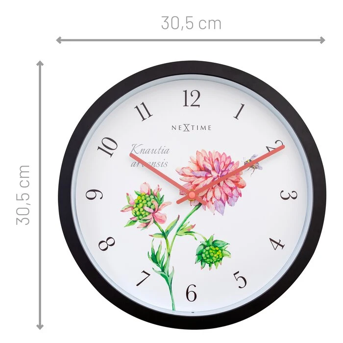 NeXtime Quarzwanduhr Knautia Ø 30,5 Cm – Bild 8