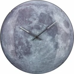 NeXtime Quarzwanduhr Moon Dome Ø 35 Cm