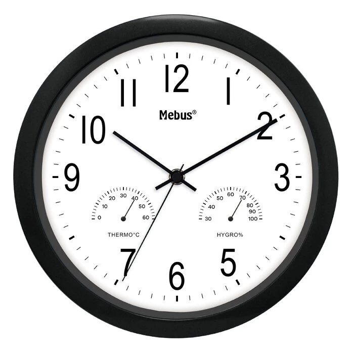 Quarzwanduhr 56464 Ø 26 Cm