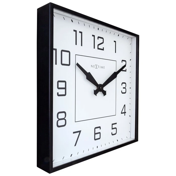 NeXtime Quarzwanduhr Be Square 35 X 35 Cm – Bild 3