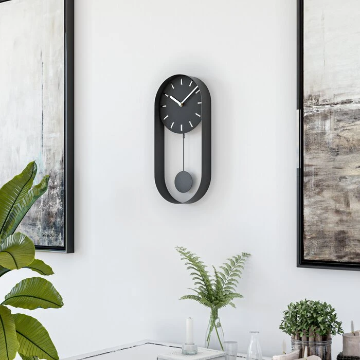 Quarz-Pendelwanduhr 12931 40 X 20 Cm – Bild 2