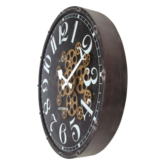 NeXtime Quarzwanduhr Henry Ø 50 Cm – Bild 4