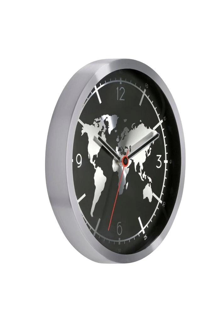 Quarzwanduhr Earth Ø 30 Cm – Bild 2