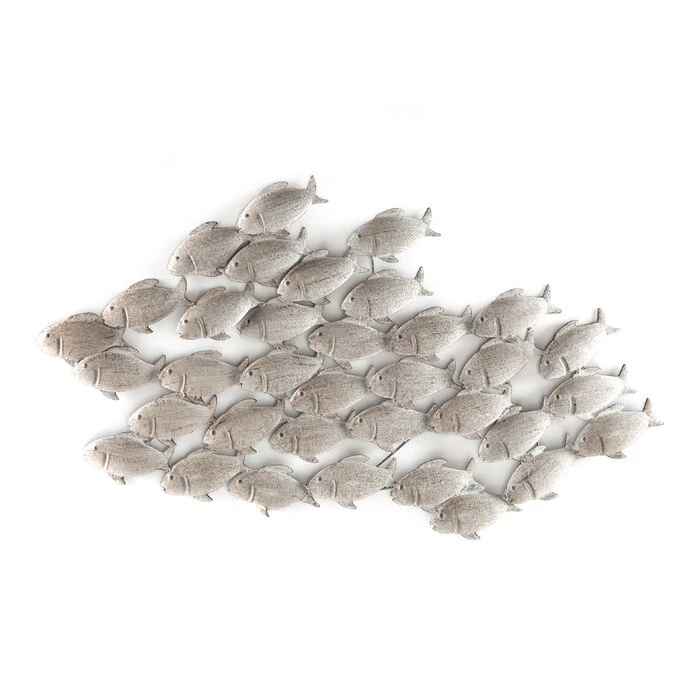 Wanddeko Fischschwarm 97 X 53 Cm