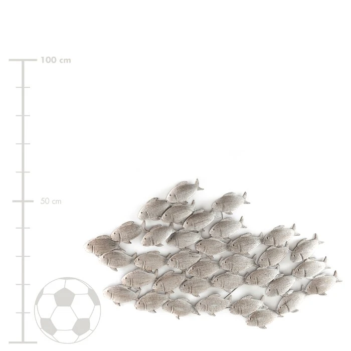 Wanddeko Fischschwarm 97 X 53 Cm – Bild 3
