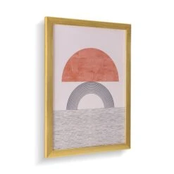 Wandbild 45 X 60 Cm Golden Round II