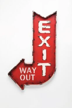 Wanddeko Exit