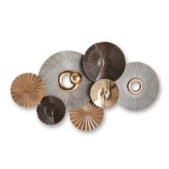 Wanddeko Kreise 66 X 37,5 Cm