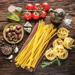 Glasbild 30 X 30 Cm Pasta Parade I