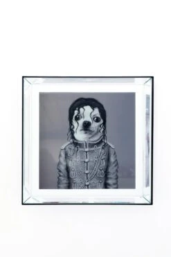 Wandbild 60 X 60 Cm 51877 Moonwalk Dog