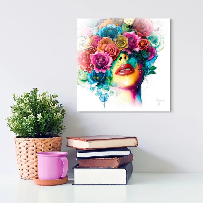 Wandbild 30 X 30 Cm La Vie En Roses 2 – Bild 4