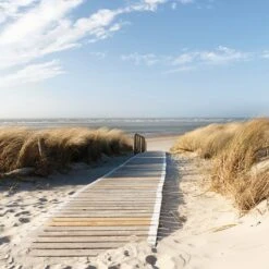 Glasbild 20 X 20 Cm Relaxing At The Beach III