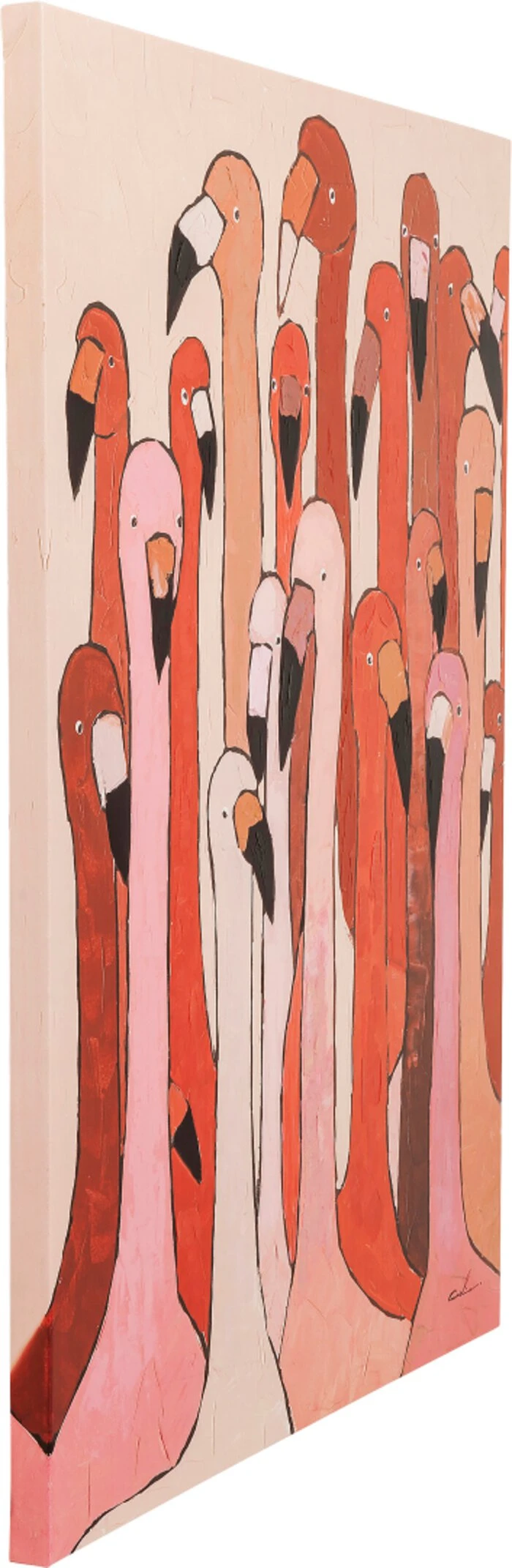 Wandbild 120 X 90 Cm Flamingo Meeting – Bild 3