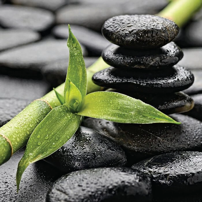 Glasbild 30 X 30 Cm Hot Stones IV