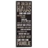 Wandbild 30 X 90 Cm In Diesem Haus…