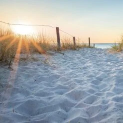 Glasbild 30 X 30 Cm Sunset At The Beach I